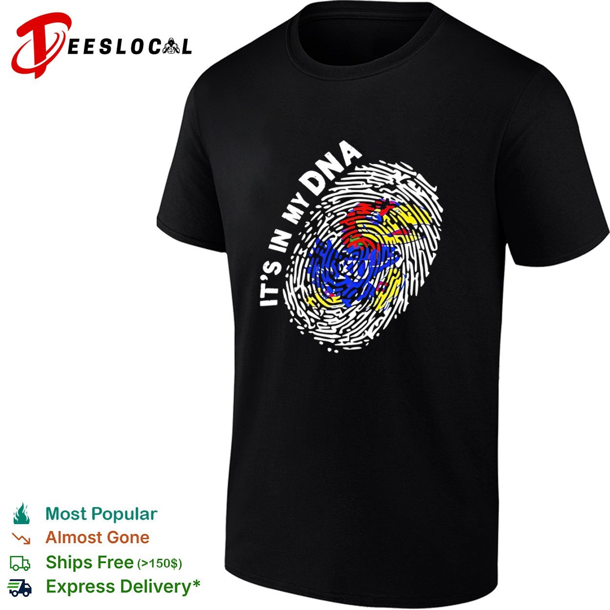 Kansas Jayhawks It is in My DNA Fingerprint Logo shirt