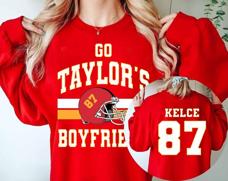 Karma 87 Sweatshirt, Double Side Swift And Kelce Sweatshirt Cotton T-Shirts, Hoodie | RetroVerseTees.com