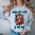 Karma is only a B if you are DTF Transfers - THIS IS NOT A SHIRT Hoodie, Sweatshirt | RetroVerseTees.com