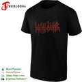 Kataklysm usher in a new era of death scratchy font shirt