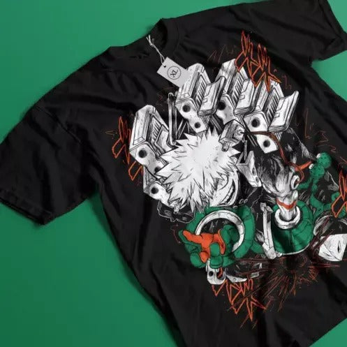 Katsuki Bakugo T-Shirt Manga My Hero Academia Anime Gift Tshirt Tee All Size Hoodie, Sweatshirt | RetroVerseTees.com