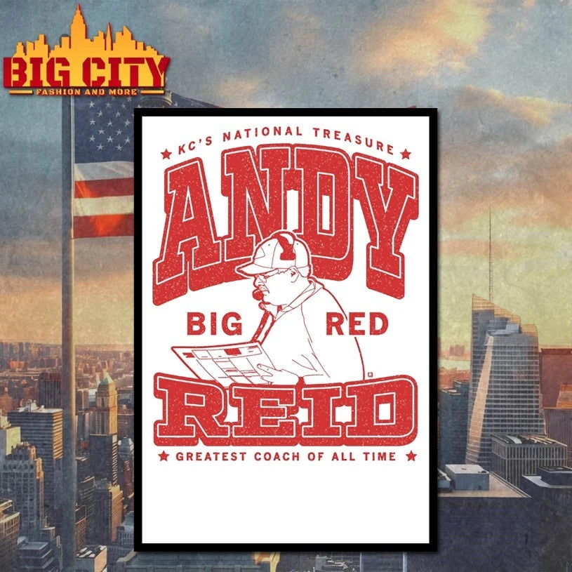 Kc’ national treasure Big red Andy Reid shirt
