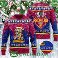 Brisbane Lions Premiers 2024 Xmas 3D Ugly Sweater