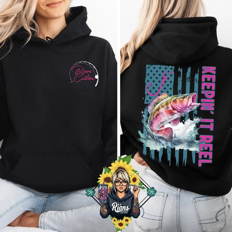 Keepin It Reel Unisex Sized Soft Comfortable Hoodie Casual Clothing T-Shirts, Sweatshirt | RetroVerseTees.com
