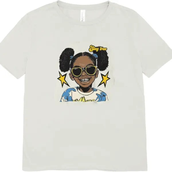 Keeping It Real Street Negro Cartoon Girl Graphic Cropped T-shirt Hoodie, Sweatshirt | RetroVerseTees.com