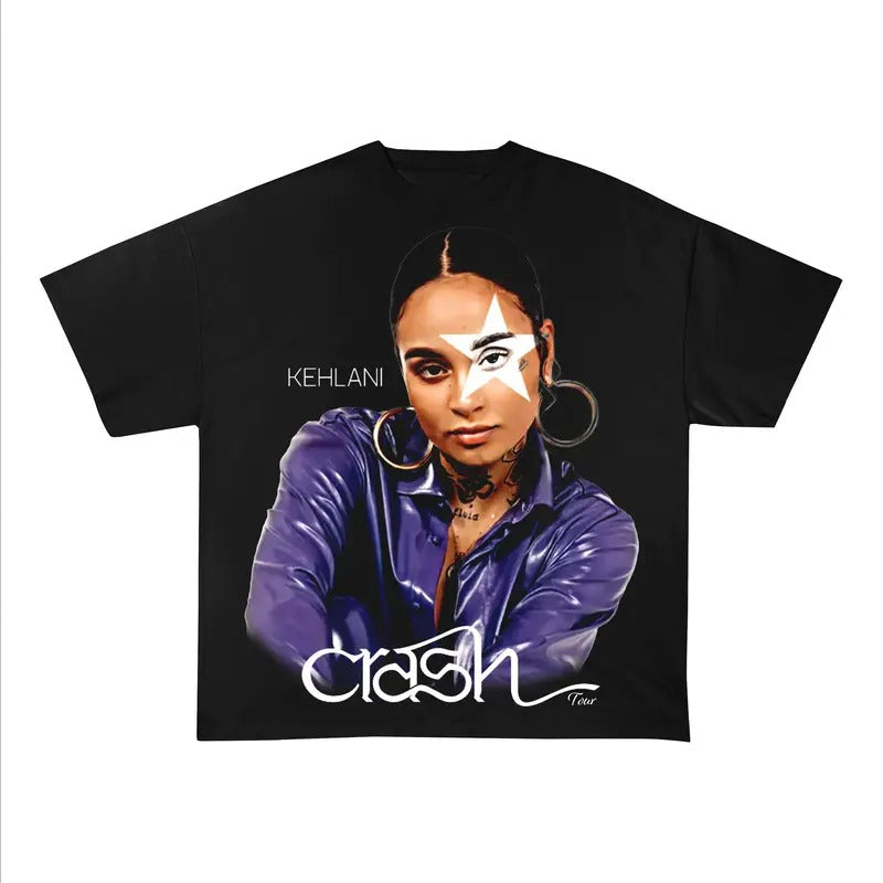 Kehlani Shirt T-Shirt 2024 Tour Vintage Music Graphic Tee for Men Women Streetwear Hoodie, Sweatshirt | RetroVerseTees.com