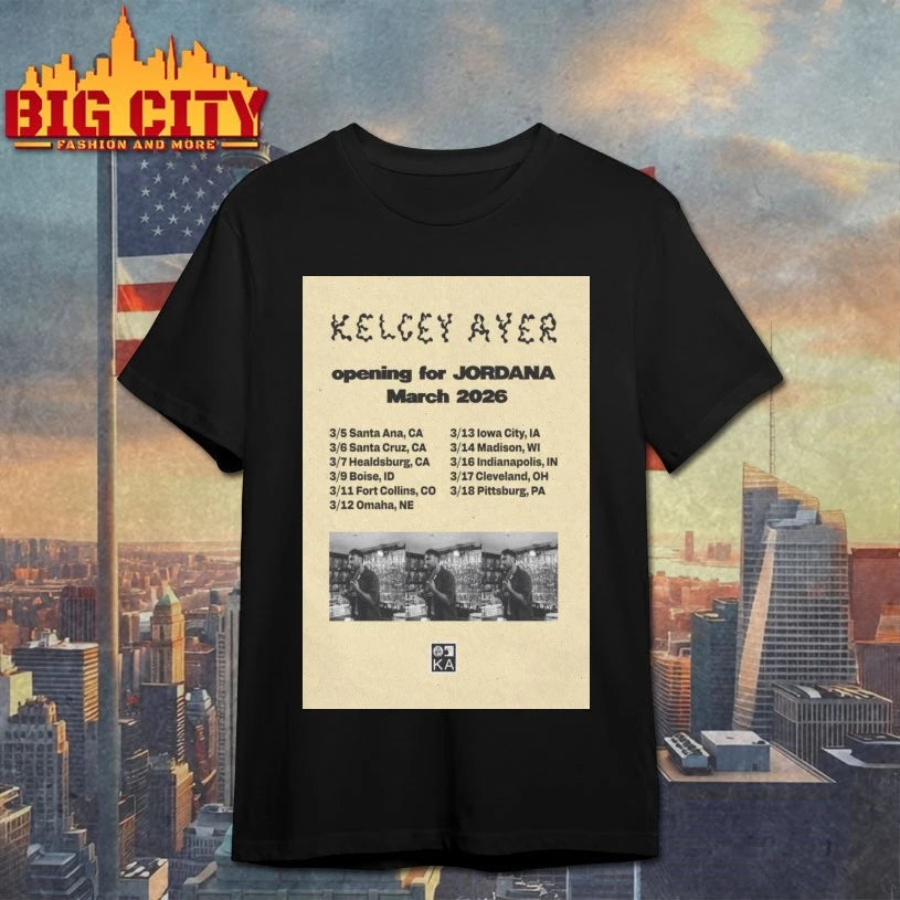 Kelcey Ayer Tour March 2026 Poster shirt
