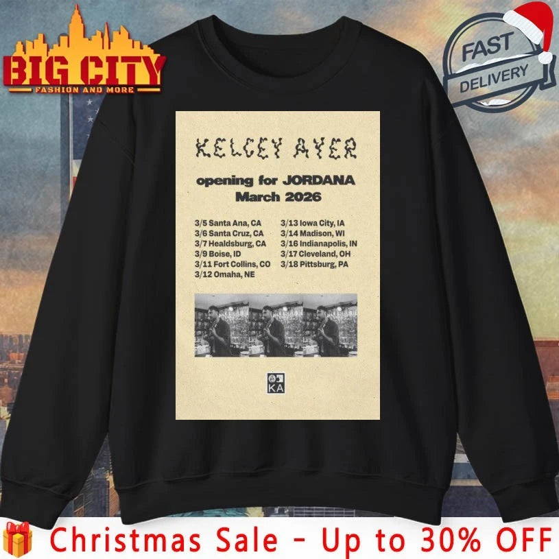 Kelcey Ayer Tour March 2026 Poster shirt