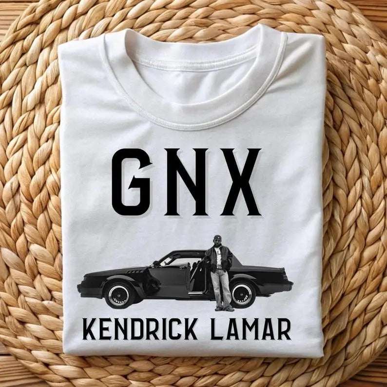 Kendrick Lamar GNX T-shirt, Hip Hop Album California Tee, Kdot Lamar GNX Tee For Fans Hoodie, Sweatshirt | RetroVerseTees.com