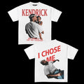 Kendrick Lamar I Chose Me Tee Retro Cotton T-Shirt Hoodie, Sweatshirt | RetroVerseTees.com