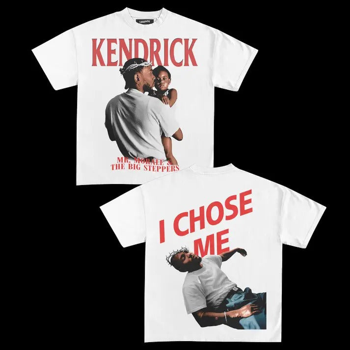 Kendrick Lamar I Chose Me Tee Retro Cotton T-Shirt Hoodie, Sweatshirt | RetroVerseTees.com