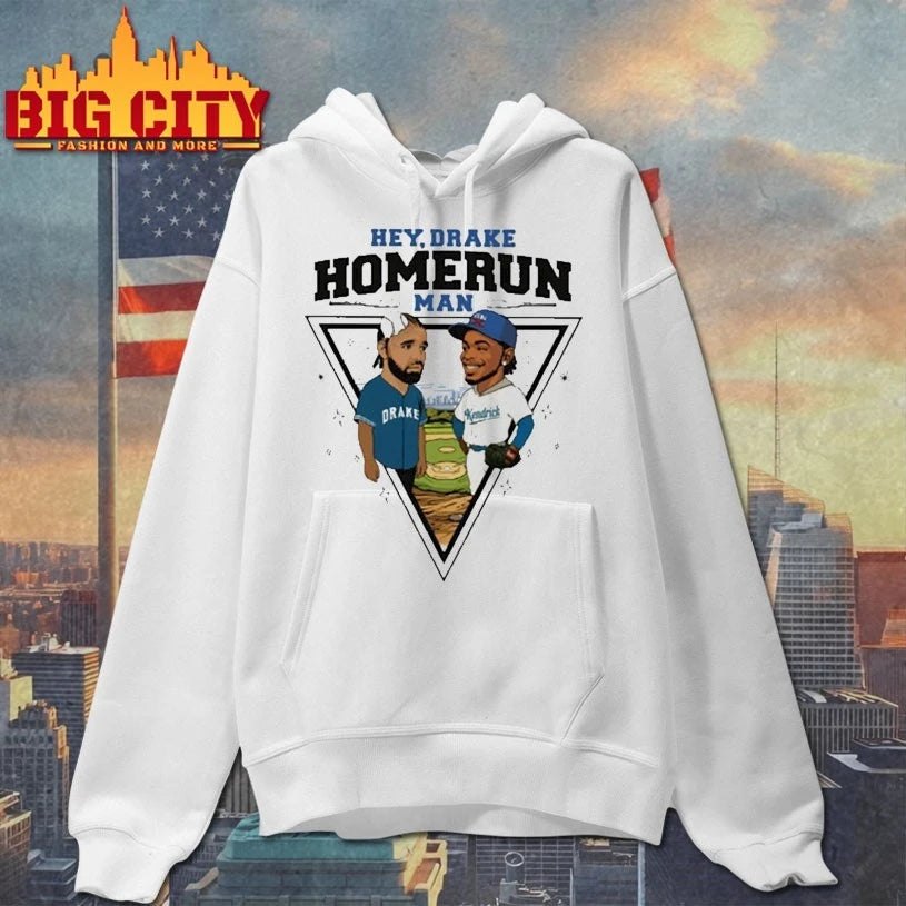 Kendrick Lamar Los Angeles Dodgers Vs Toronto Blue Jays Hey Drake Homerun Man shirt