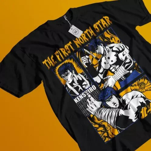 Kenshiro T-Shirt Hokuto No KenFist of the North Star Anime Shirt Tee All Size Hoodie, Sweatshirt | RetroVerseTees.com