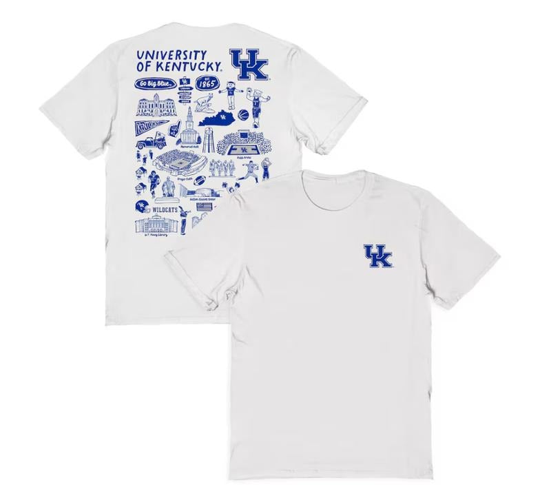 Kentucky Wildcats Impressions Artwork Relaxed Fit T-Shirt Sweatshirt Hoodie, Kentucky Wildcats | RetroVerseTees.com