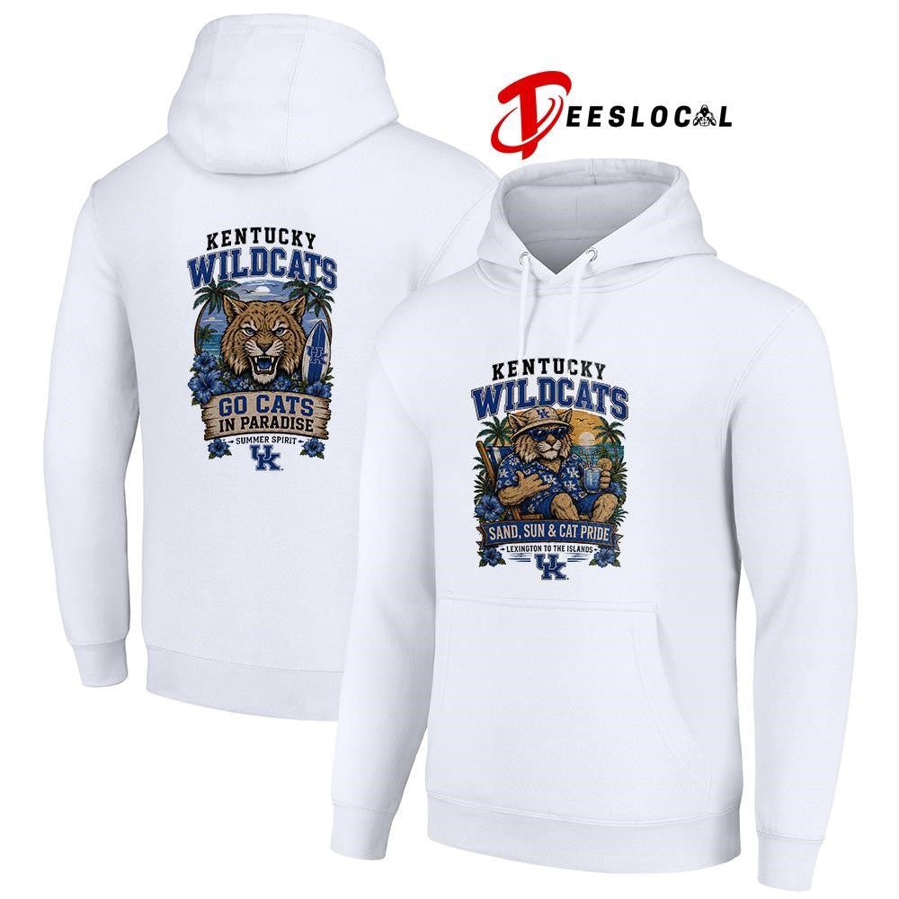 Kentucky Wildcats san and sun Lexington to the islands tropical paradise shirt