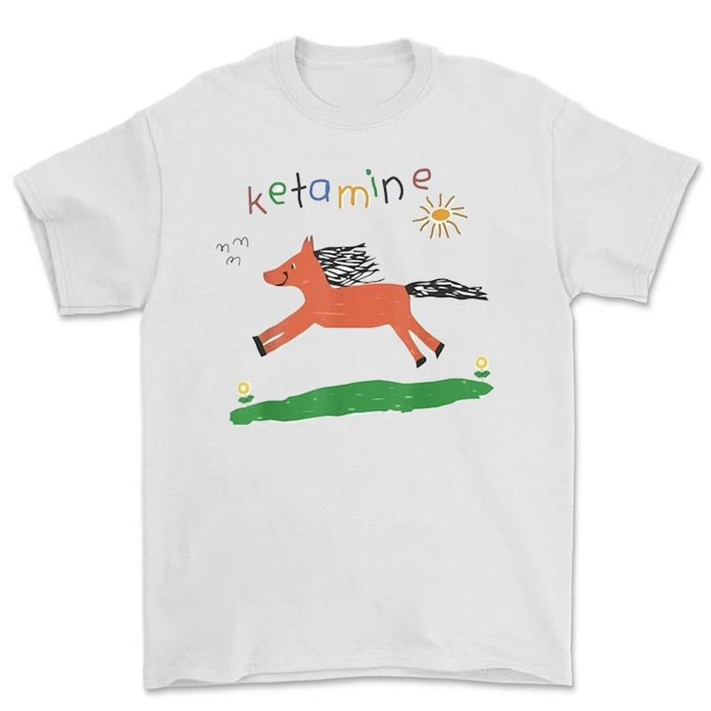 Ketamineee Pony Nurse Meme T-Shirt Cotton Menswear Streetwear Hoodie, Sweatshirt | RetroVerseTees.com