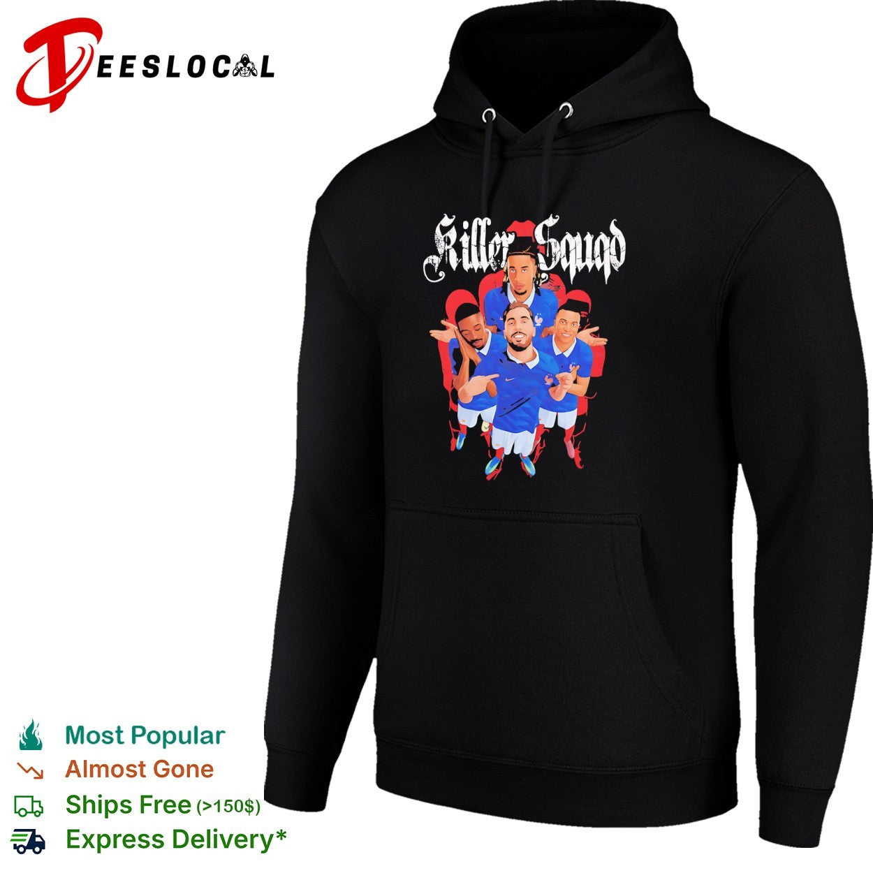 Killer Squad France National Football Team Players shirt