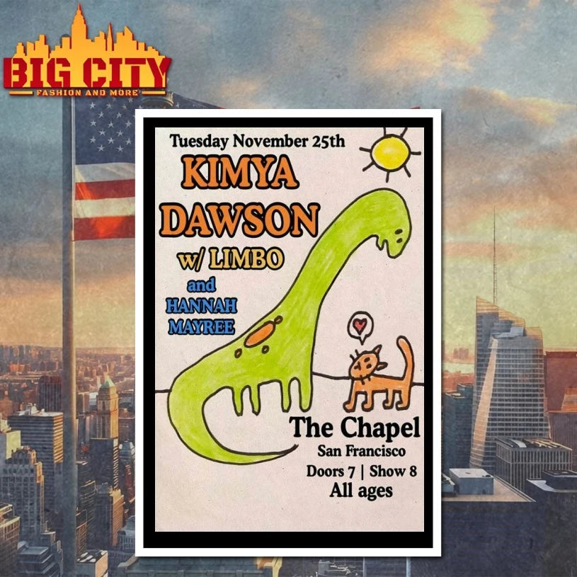 Kimya Dawson Tour San Francisco On Nov 25 2025 Poster shirt