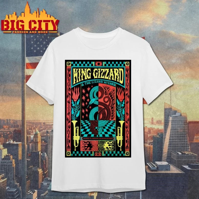 King Gizzard And The Lizard Wizard Nov 7 2025 At MAINSTAGE In Den Bosch Netherlands Poster shirt