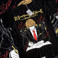 Kira Ryuk T-Shirt Death Note L Manga Strip Horror Anime Black Tee Shirt All Size Hoodie, Sweatshirt | RetroVerseTees.com