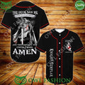 Knight Templar The Devil Saw Me With My Head Down Baseball Jersey Shirt