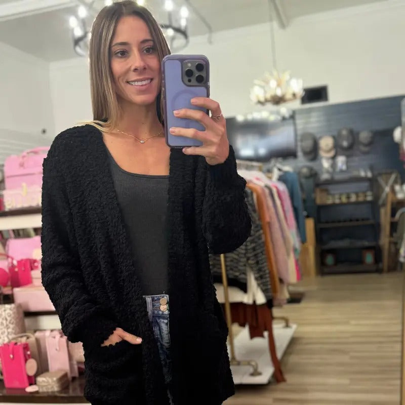 Knitted Cardigan In Black T-Shirts, Hoodie, Sweatshirt | RetroVerseTees.com