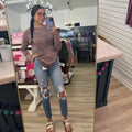 Knitted Long Sleeve In Mahogany T-Shirts, Hoodie, Sweatshirt | RetroVerseTees.com