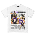 Kobe and Shaq Threedom Rings Newspaper Graphic T-Shirt Hoodie, Sweatshirt | RetroVerseTees.com