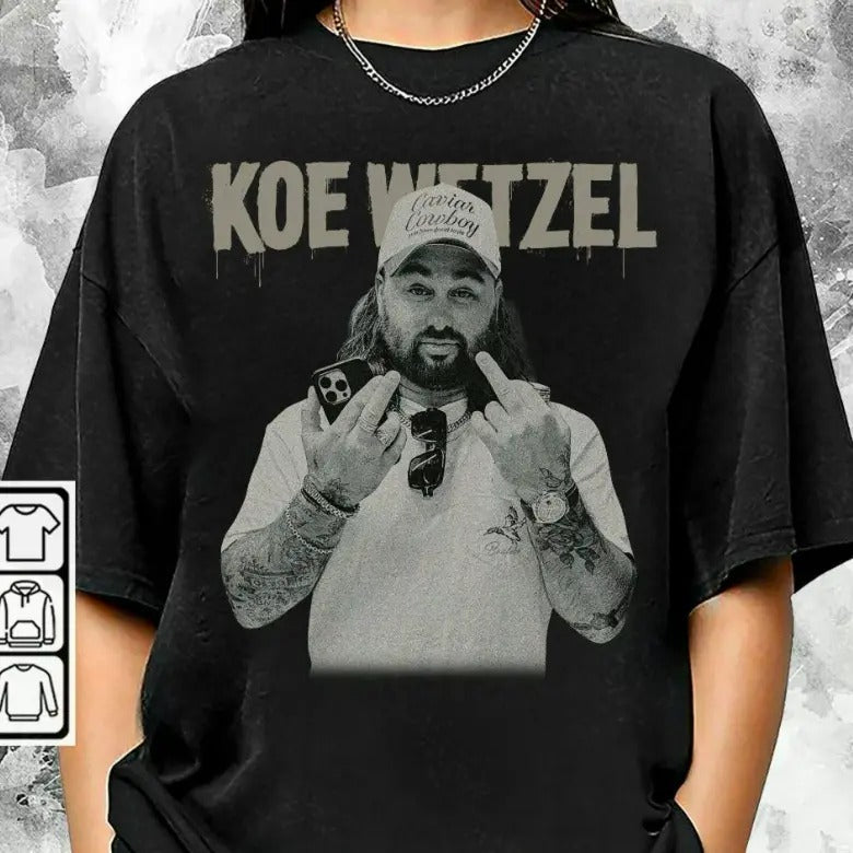 Koe Shirt, Wetzel Vintage Music Shirt Cotton Fabric Top Hoodie, Sweatshirt | RetroVerseTees.com