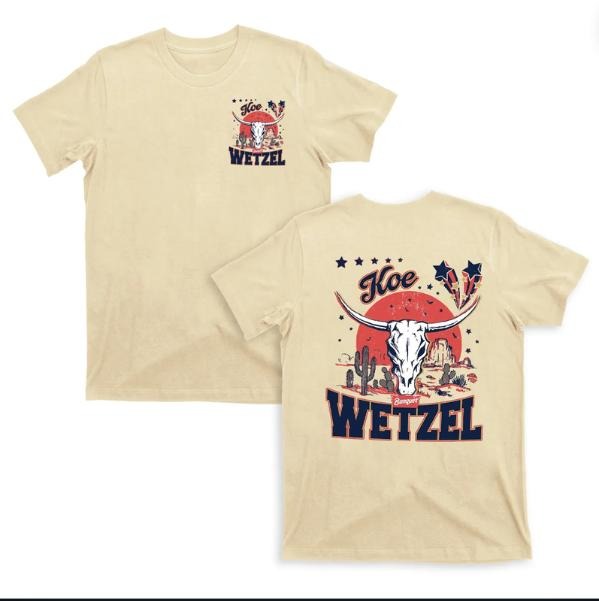 Koe Wetzel Bullhead Cowboy T-Shirts, Graphic Tee Shirt, Unisex T-Shirt, Gift For Fan, Him, Her, Crewneck Short Sleeve...