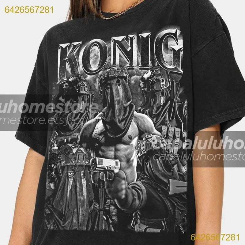 Konig COD 90s Vintage T-Shirt Stylish Gift for Gamers & Video Game Fans Tshirt, Sweatshirt, Hoodie | RetroVerseTees.com