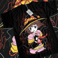 Konosuba Megumin T-Shirt S-4XL Waifu Kawaii Anime Japanese Unisex Black Short sleeve Hoodie, Sweatshirt | RetroVerseTees.com