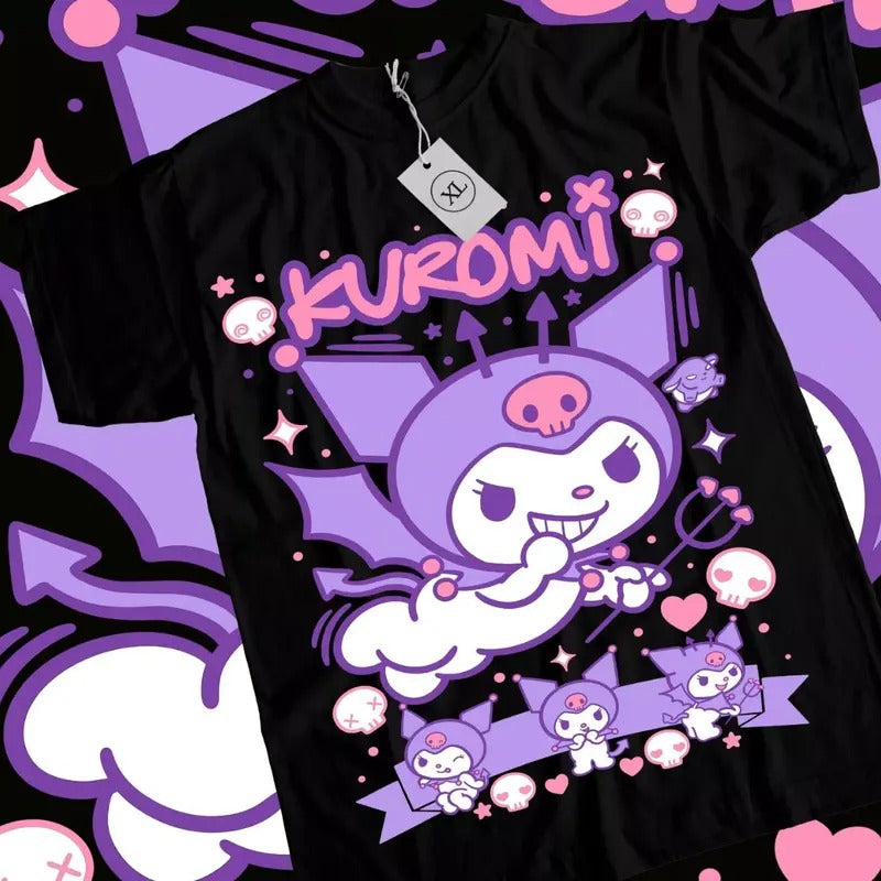 Korumiii Kawaii Anime T-Shirt & Sweatshirt, Cute Animated Graphic Tee, Anime Manga Lover Gifts Hoodie | RetroVerseTees.com