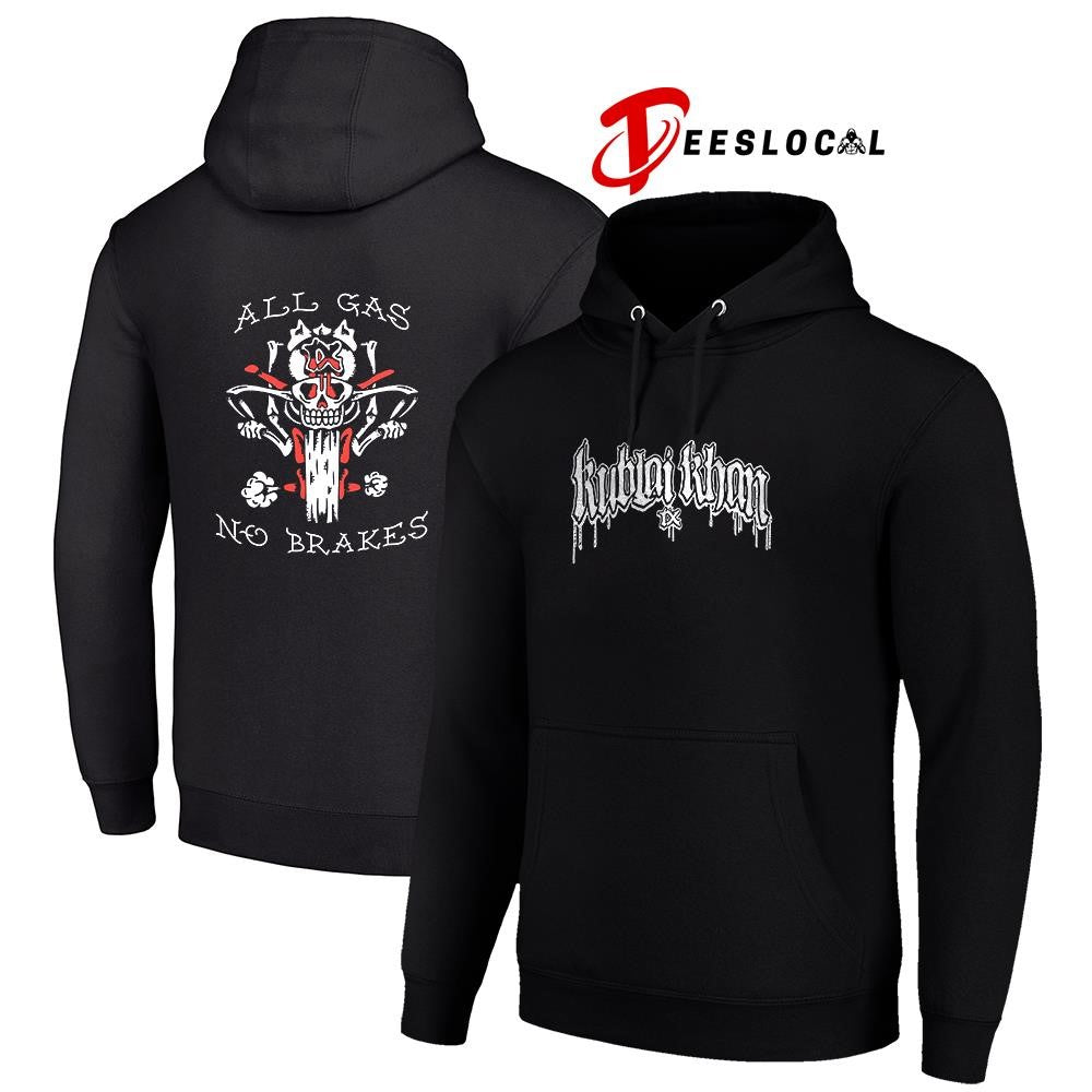 Kublai Khan Tx all gas no brakes graphic shirt