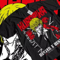 Kurapika T-shirt Hisoka Gon Killua Meruem Illumi HXH Kawaii Anime Shirt All Size Hoodie, Sweatshirt | RetroVerseTees.com