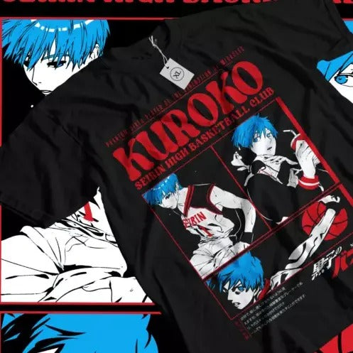 Kuroko no basketball T-shirt Ryota Kise Daiki Aomine anime Gift Shirt All Size Hoodie, Sweatshirt | RetroVerseTees.com