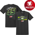 Kurt Busch 23XI Racing Black Lifestyle Two Sided Shirt