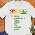 Kwanzaa Nguzo Saba Tee, The Seven Principles Symbols of Kwanzaa Shirt, African American Holiday Shirt, Kwanzaa...