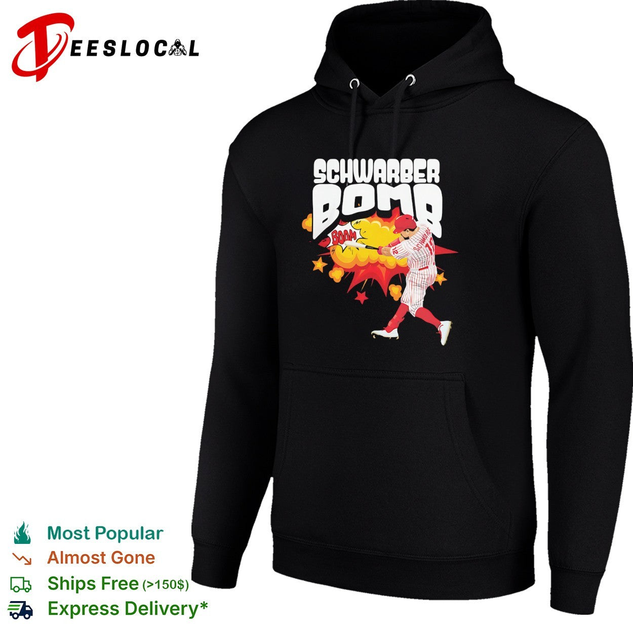 Kyle Schwarber Schwarber Bomb Boom Philadelphia Phillies shirt