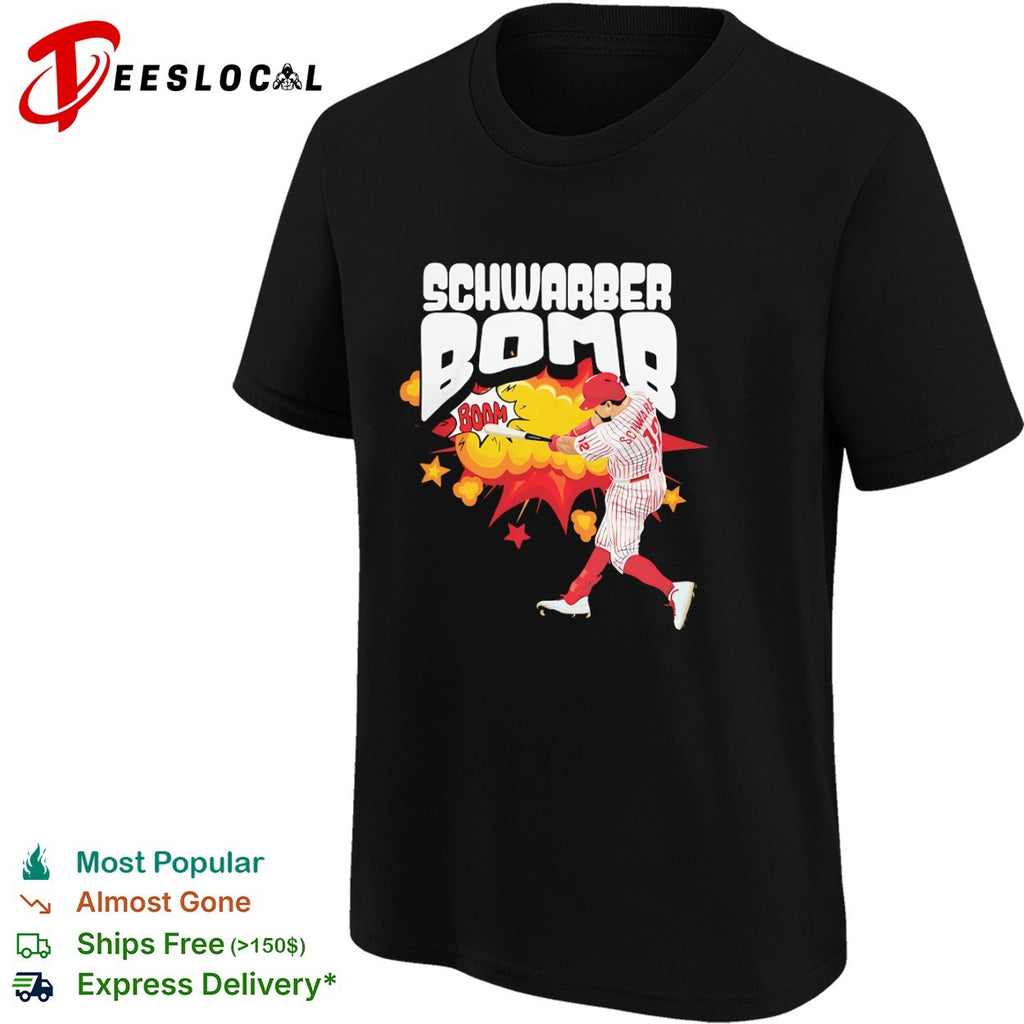 Kyle Schwarber Schwarber Bomb Boom Philadelphia Phillies shirt