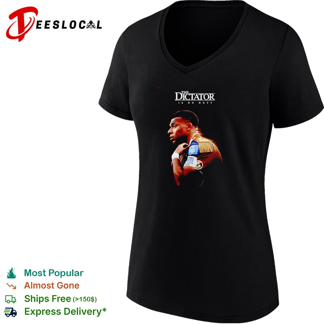 Kylian Mbappé The Dictator Is on Duty Football Unites the World shirt