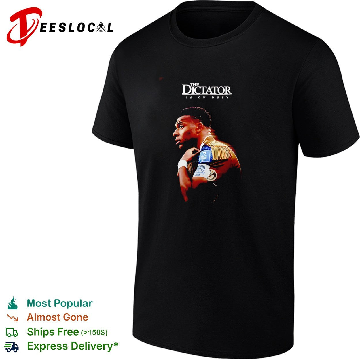 Kylian Mbappé The Dictator Is on Duty Football Unites the World shirt