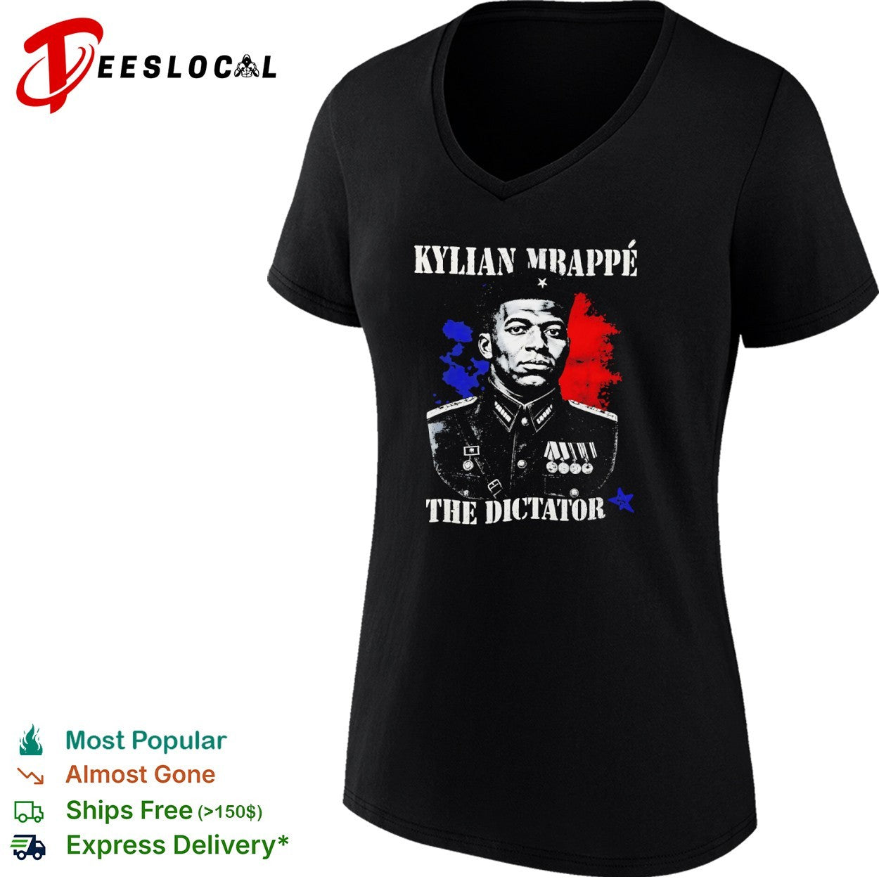 Kylian Mbappe The Dictator Mbappe Soccer shirt