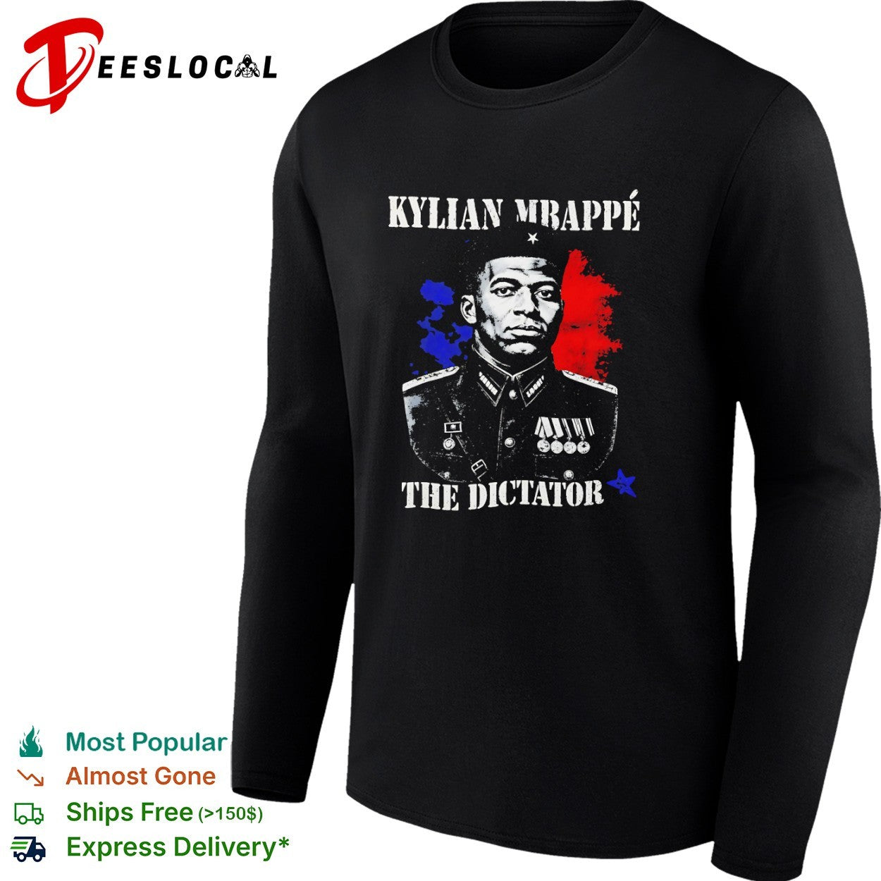 Kylian Mbappe The Dictator Mbappe Soccer shirt