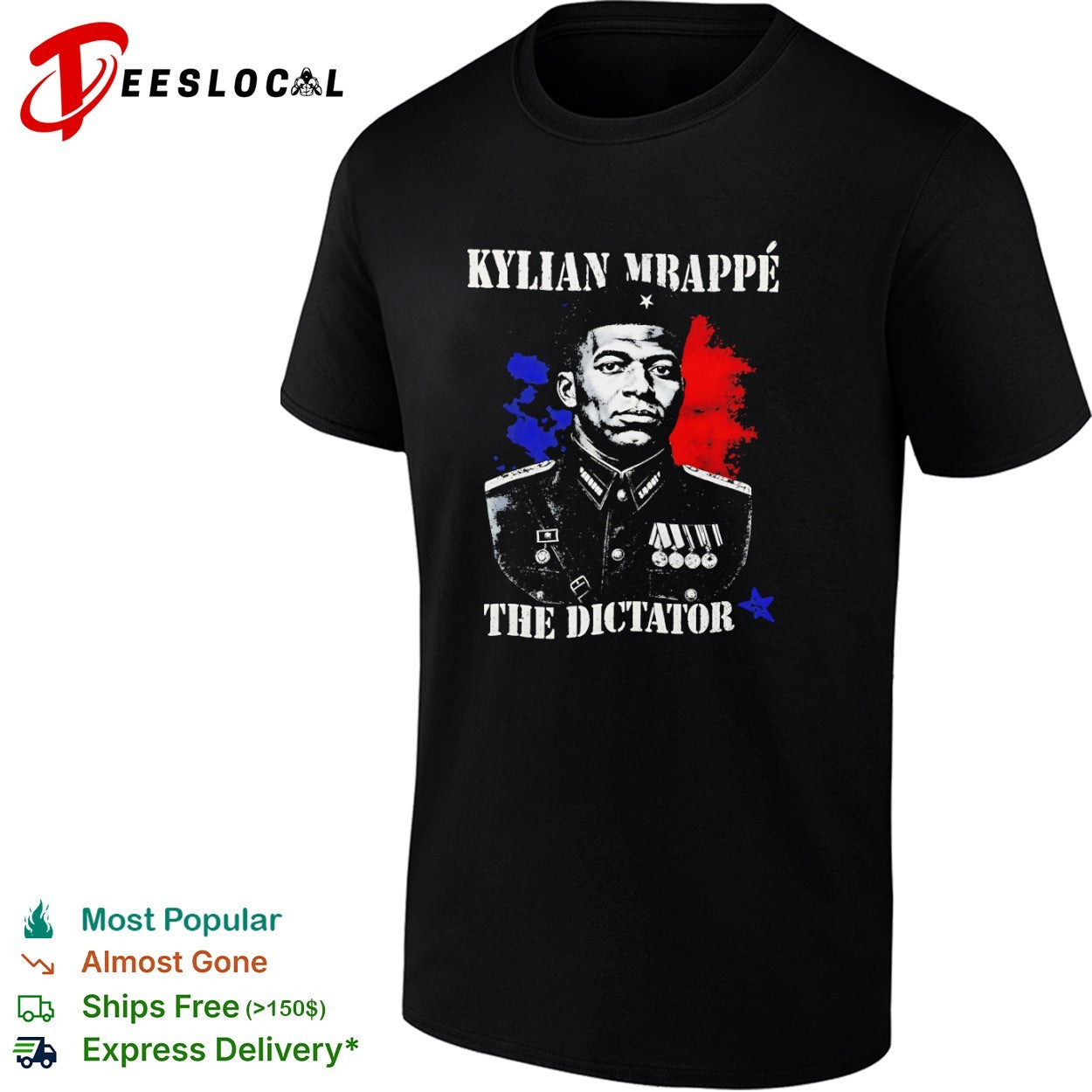 Kylian Mbappe The Dictator Mbappe Soccer shirt
