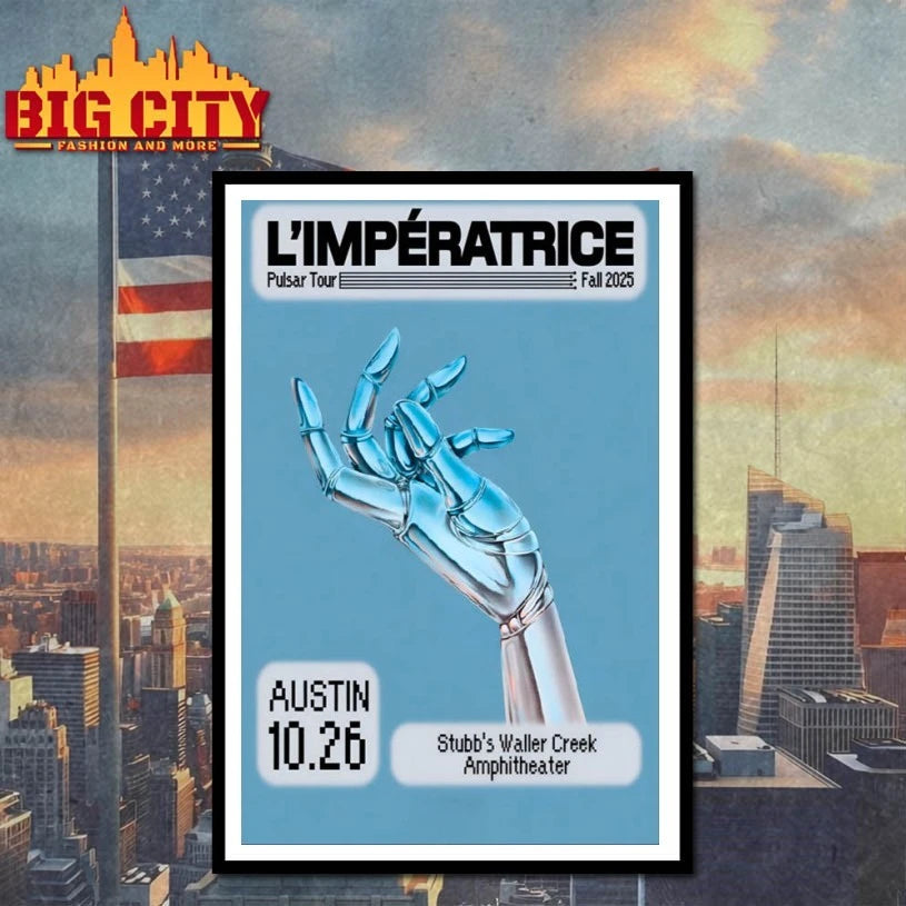 L Imperatrice October 26 2025 In Austin TX Tour Poster shirt