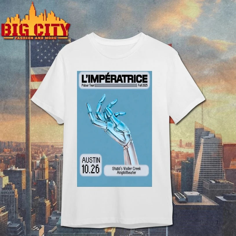 L Imperatrice October 26 2025 In Austin TX Tour Poster shirt