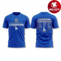 LA Dodgers World Series All Team Two Sided Shirt