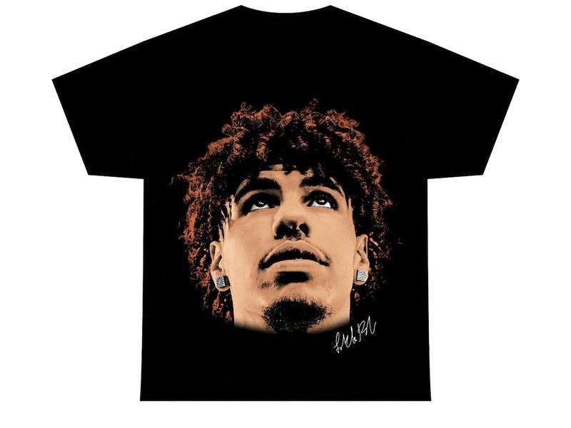 LAMELO BALL T-SHIRT | Rare Homage Vintage Style Graphic Bootleg Tee Hoodie, Sweatshirt | RetroVerseTees.com