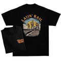 LAYIN' RAIL t-shirt, Gift for Dad, Gift for Mom, Gift for him, gift for her, birthday gift, Gift for friends, Y2k shirt,...